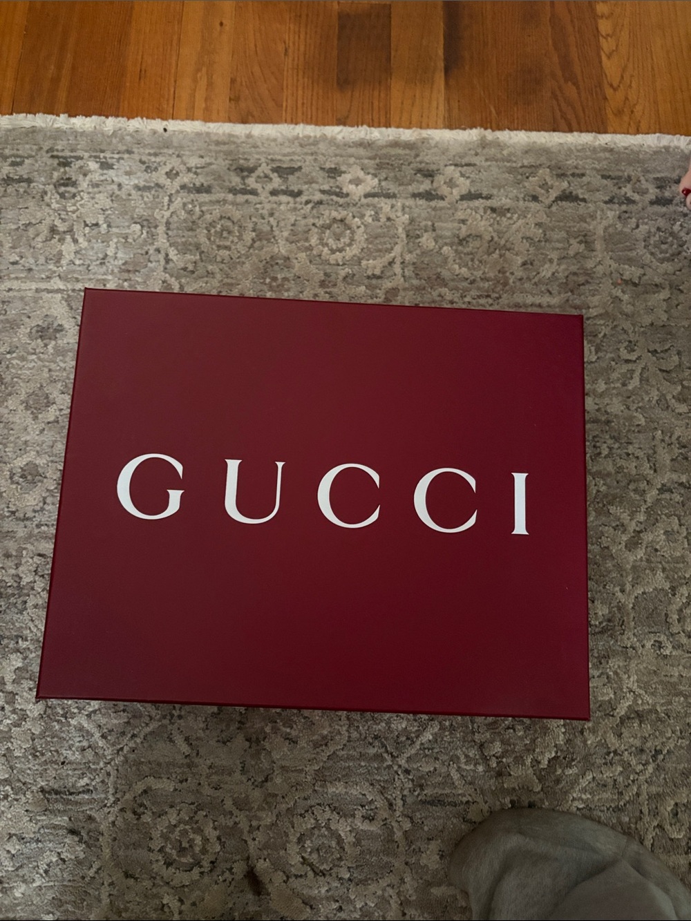 Gucci Brown GG Canvas Platform Slide Sandals - Picture 3 of 3